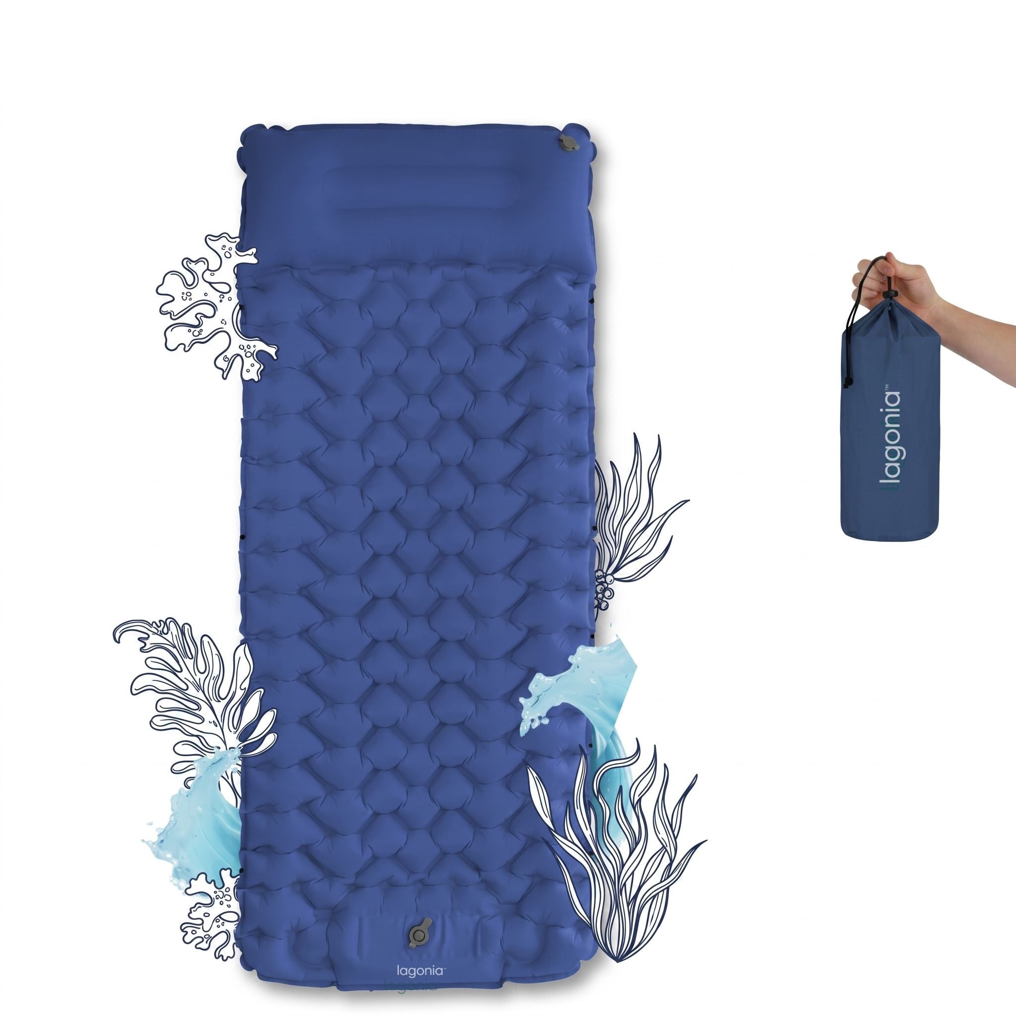 Lagonia™ Le matelas qui tient dans ta poche et se gonfle en 30 secondes