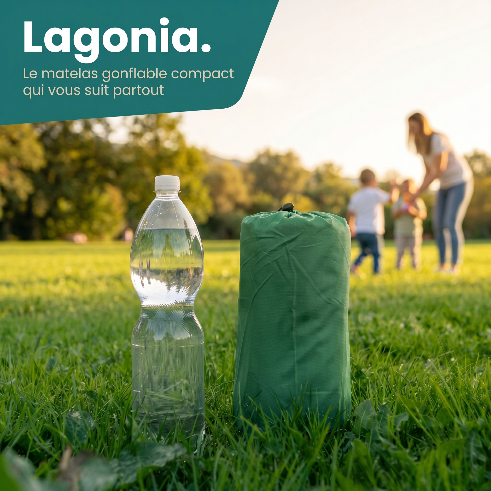 Lagonia™ Le matelas qui tient dans ta poche et se gonfle en 30 secondes